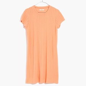 NWT Madewell by J crew Women's Pointelle Knit Sleep Dress melon Size XS BE